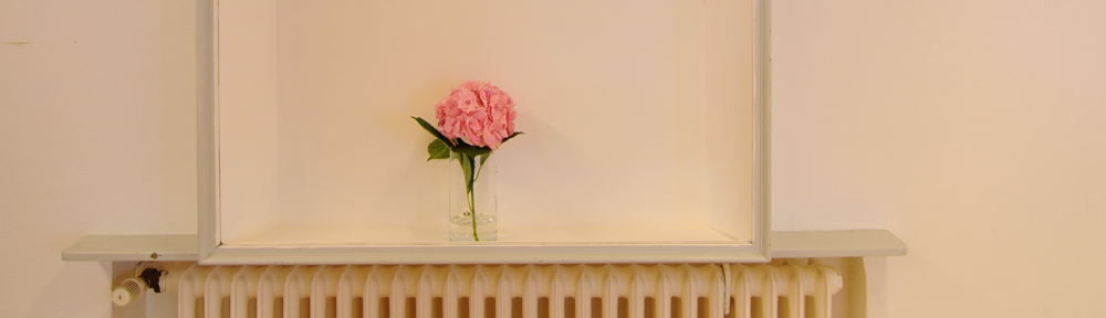 header image — flower and heater